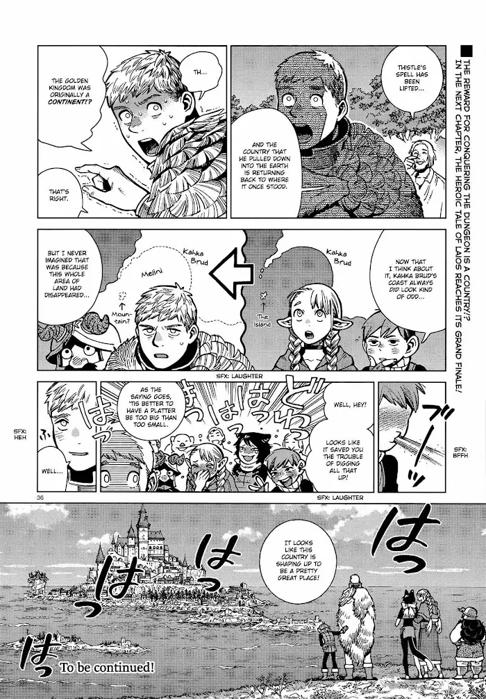 Delicious in Dungeon Chapter 96 image 36_optimized